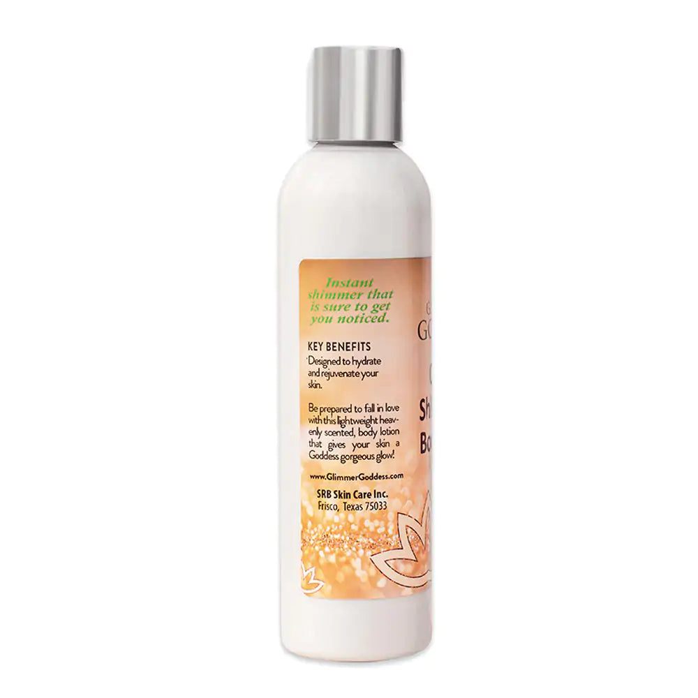 Organic Diamond Shimmer Body Lotion - Sparkle For All Skin Types - Lapis Lazuli Luxe