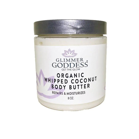 Organic Whipped Coconut Body Butter + Vitamin E - Lapis Lazuli Luxe